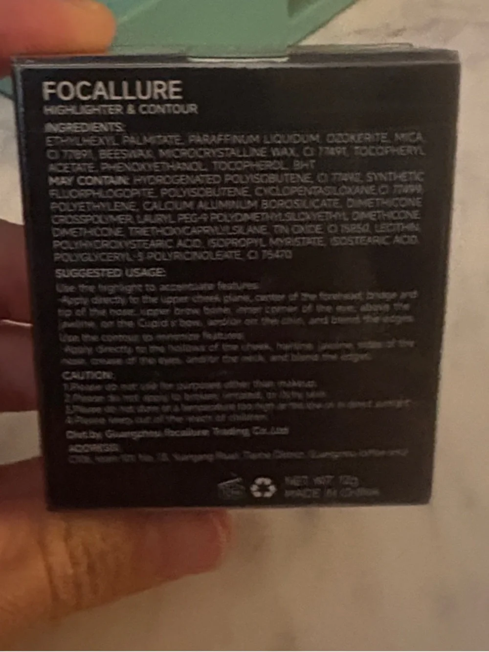 FACE Compact Makeup Palette - Black